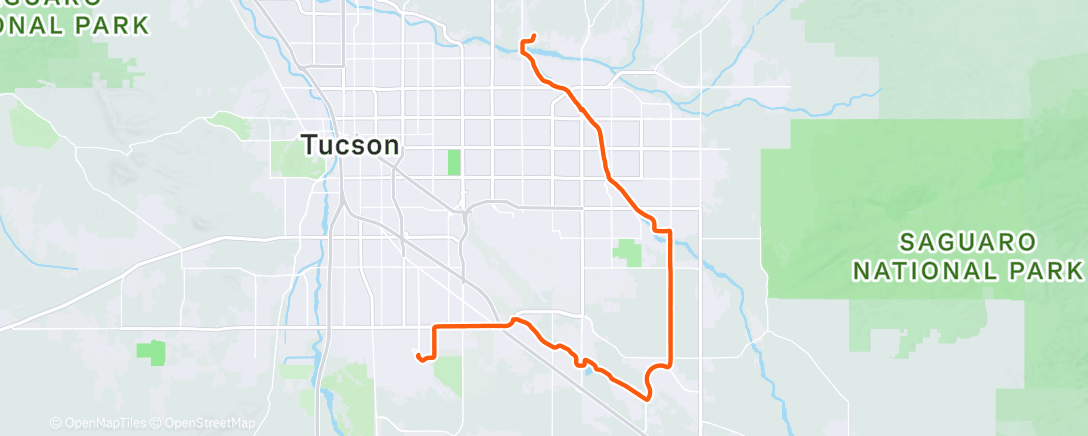 Map of the activity, Morning Ride