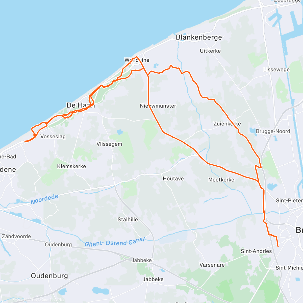 Map of the activity, Ochtendrit