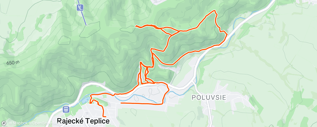 Map of the activity, Evening E-Bike Ride