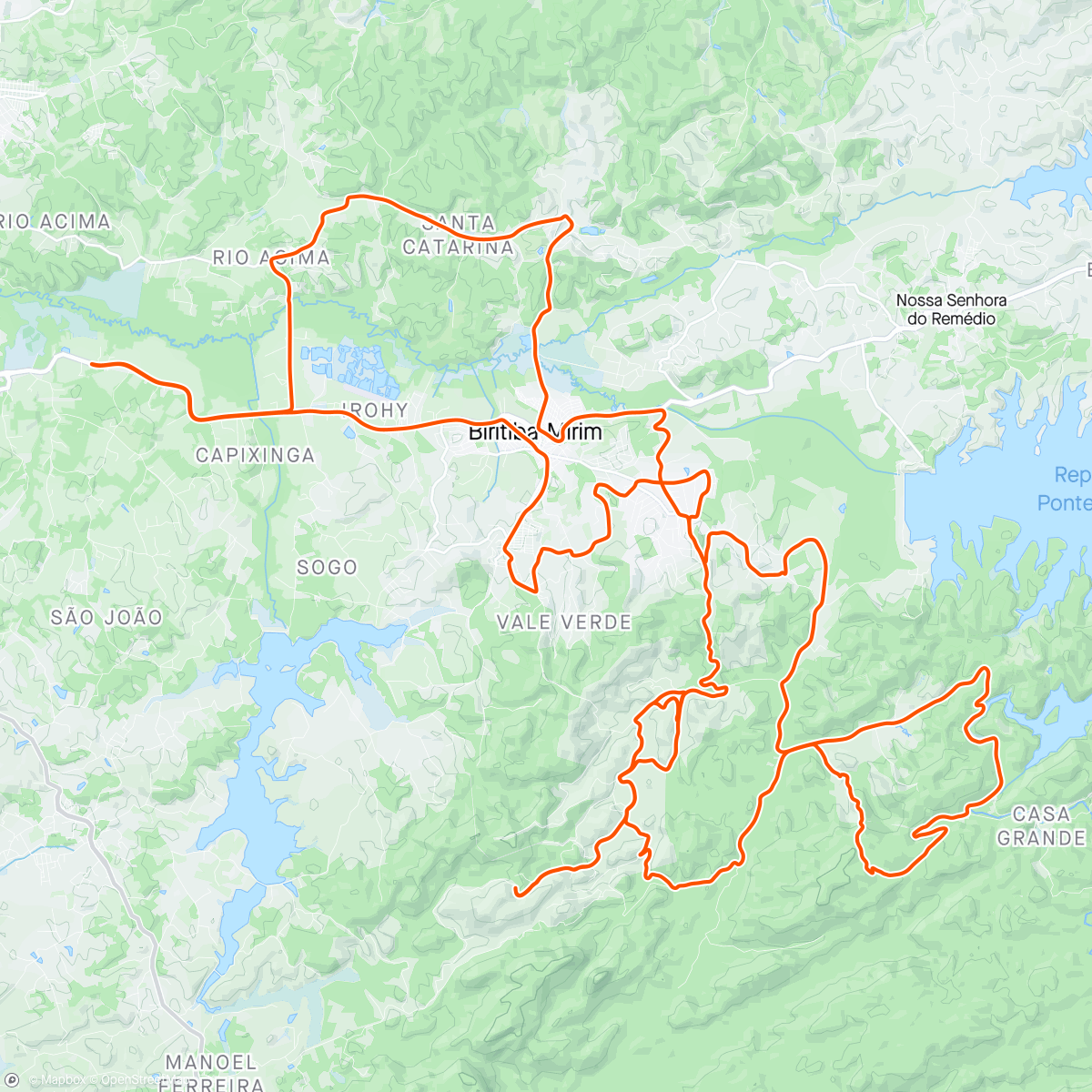 アクティビティ「Dia de Endurece de Mountain Bike,solo...」の地図