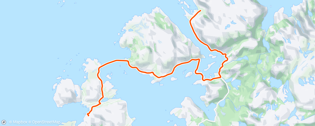 アクティビティ「Linesøya-Harbak」の地図