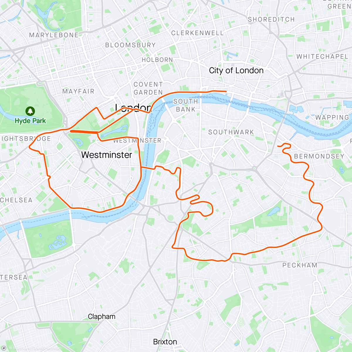 Map of the activity, Zwift - Group Ride: MARKET DRAYTON CYCLE CLUB on Leith Hill After Party in London
