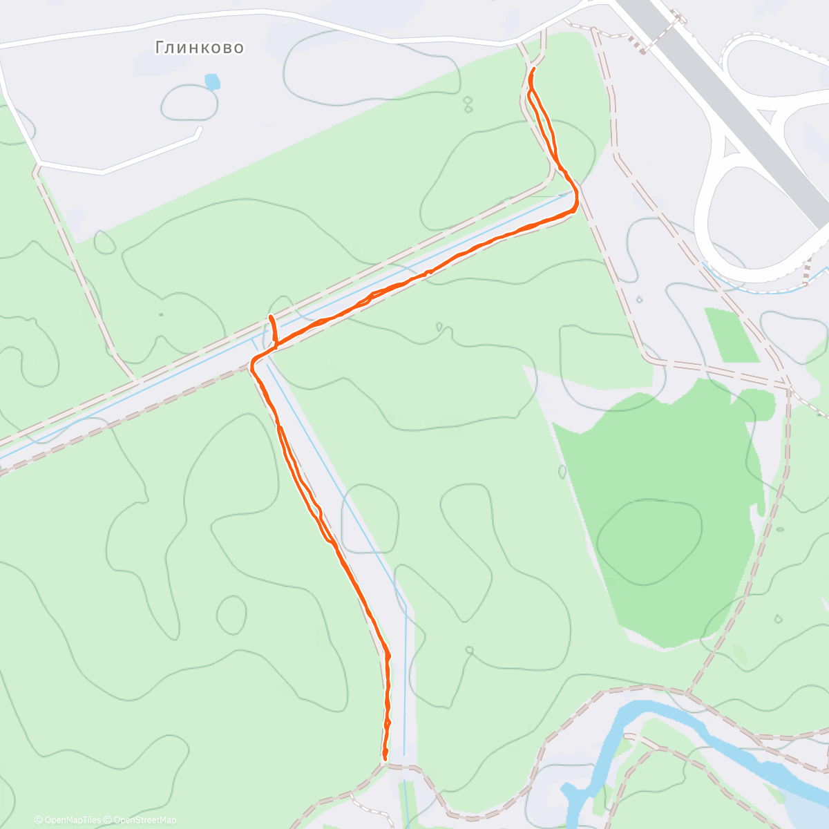 Map of the activity, Усадьба Майлово-Глинково))