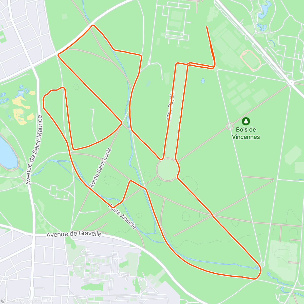 Kaart van de activiteit “10km Festi'Run”