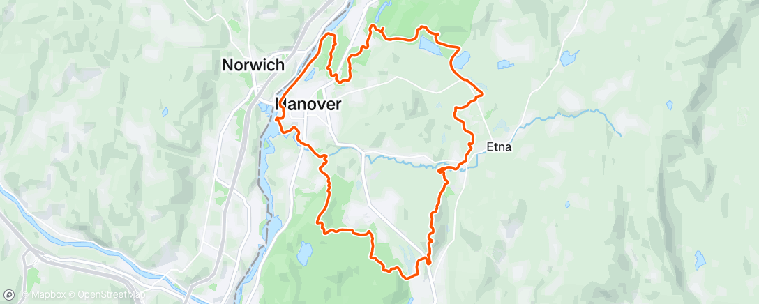 Map of the activity, CircumHanover 20