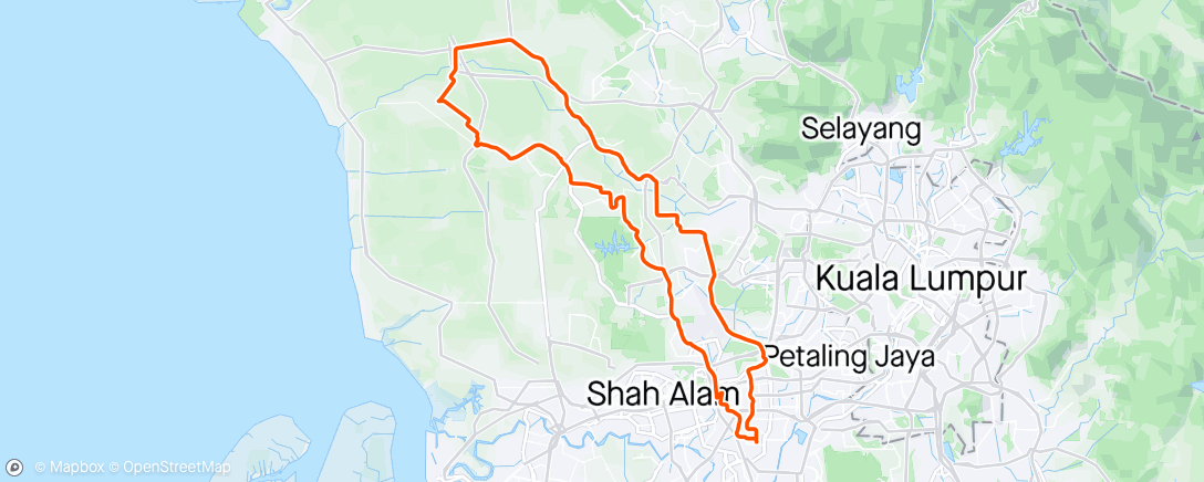 Map of the activity, Lempeng Ride