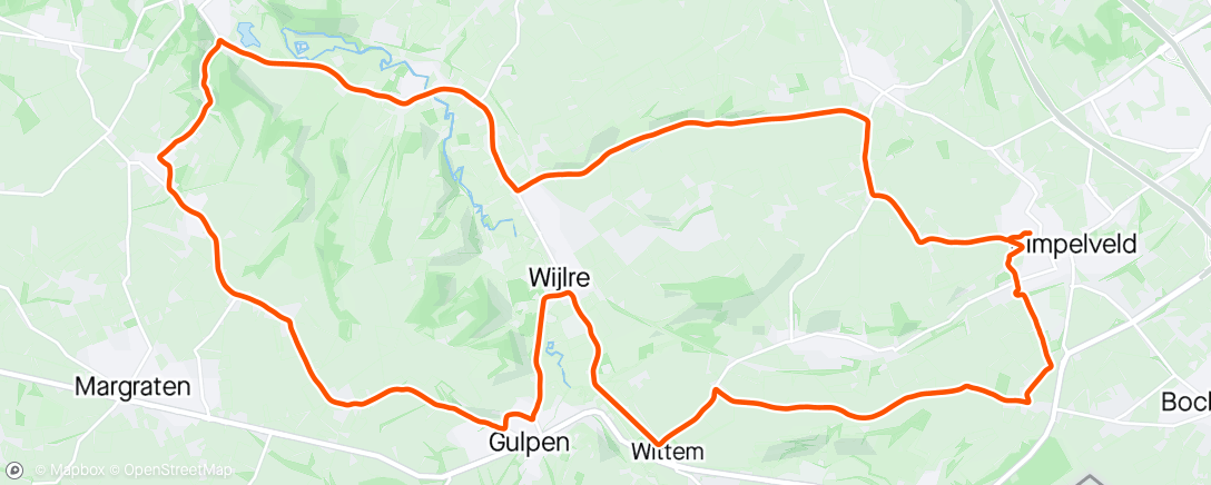 Map of the activity, Valkenburg
