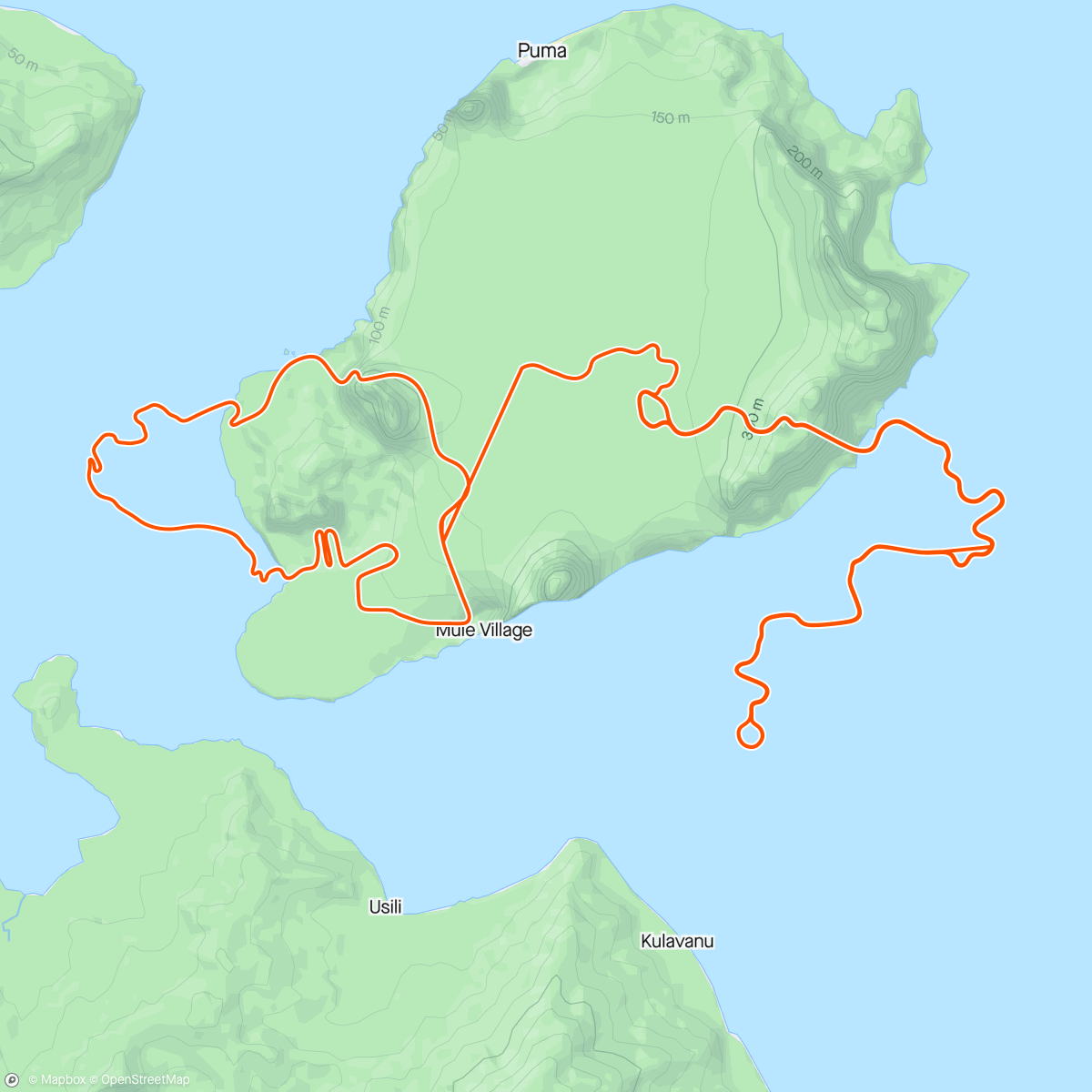 Map of the activity, Worst sprinter on Zwift