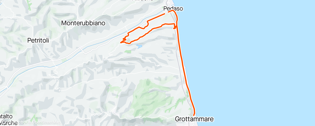 「Giro dell'ora di pranzo」活動的地圖