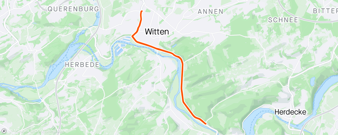 Map of the activity, Ausfahren