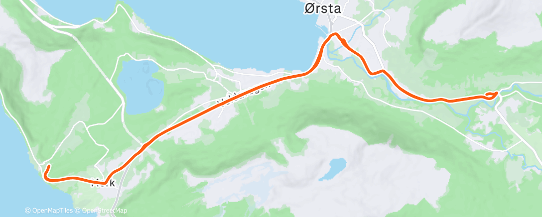 Карта физической активности (Morning Ride)