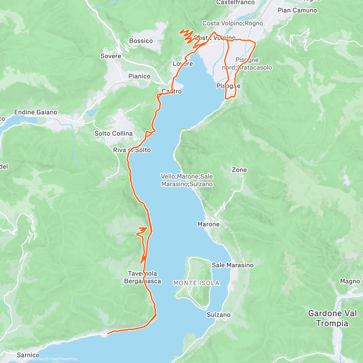 Map of the activity, 🧊 and 🌞