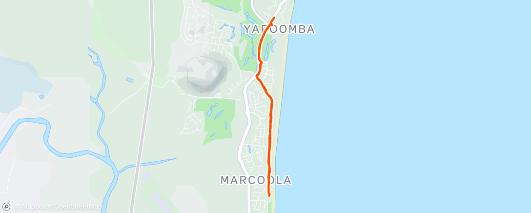 Map of the activity, Run with Emma and sam