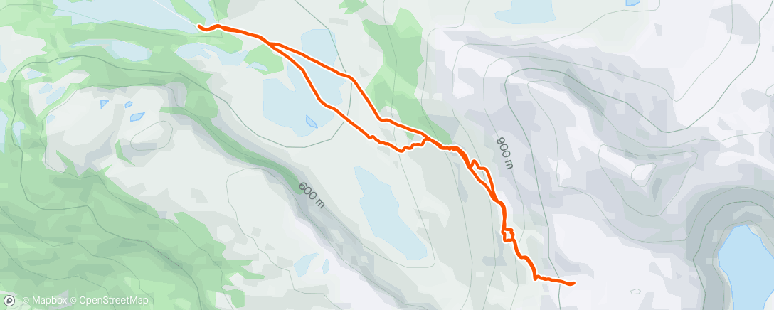 Map of the activity, Skoddtur mot nordviksula