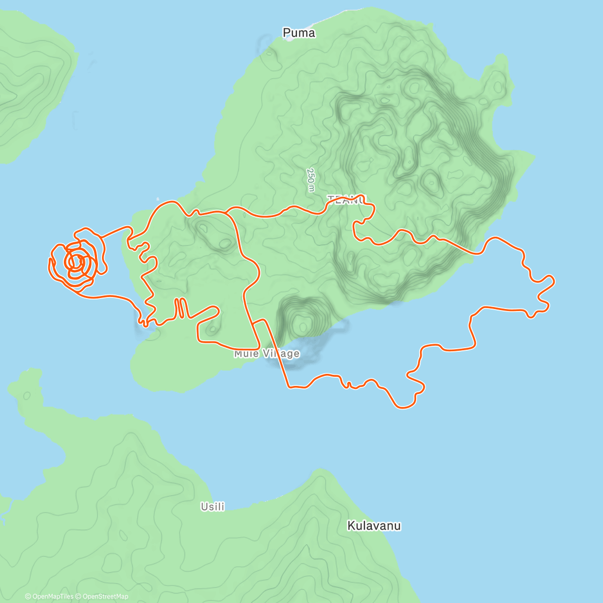 Map of the activity, Zwift - Spiral into the Volcano in Watopia