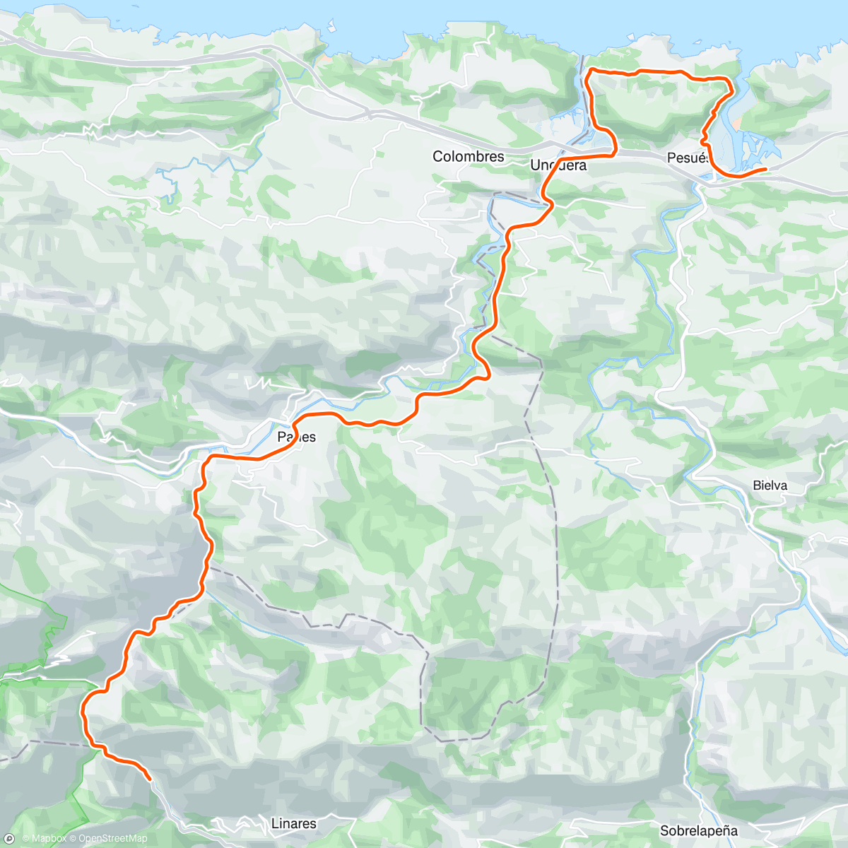 Map of the activity, ROUVY - La Vuelta 2023 | Stage 16 - La Hermida