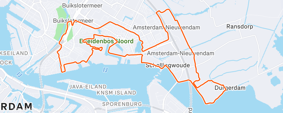 Map of the activity, 🦊 Loopwijzer x Craft Beer Run | Norda 001