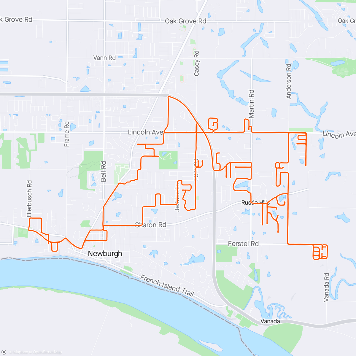 Map of the activity, Home improvement tires me out more than century rides