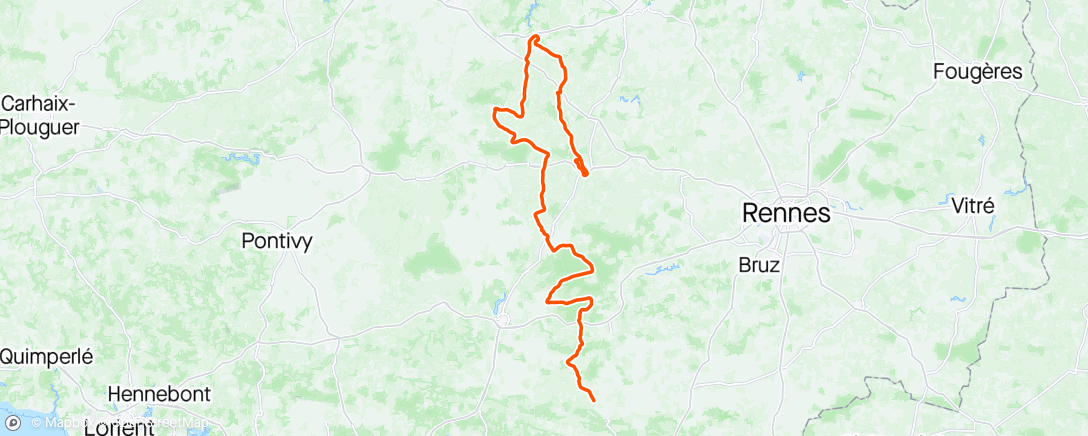 Map of the activity, Tour de Bretagne stage 5