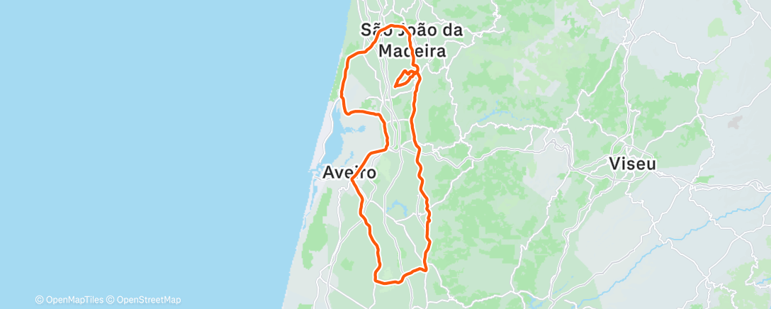 Map of the activity, Morning Ride