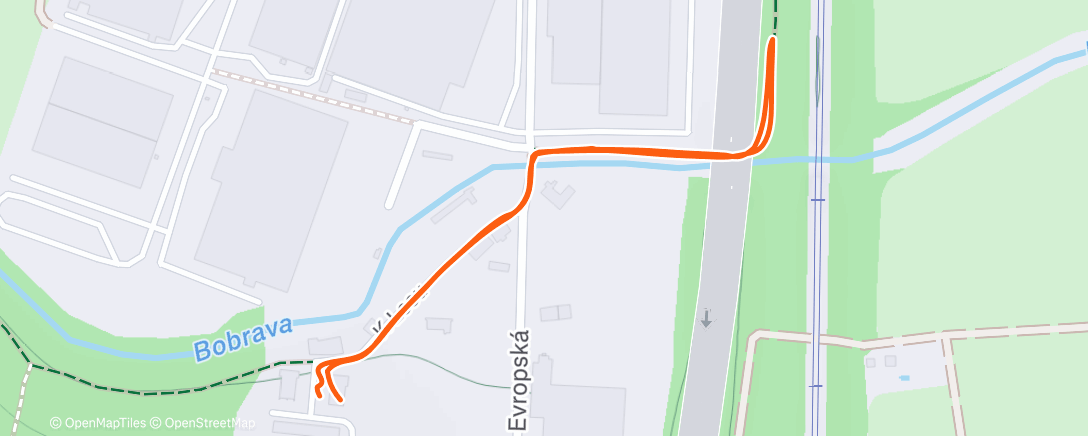 Map of the activity, Morning Walk