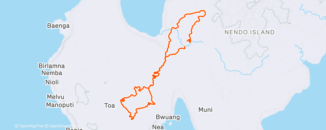 Карта физической активности (Zwift - Country to Coastal in Makuri Islands)