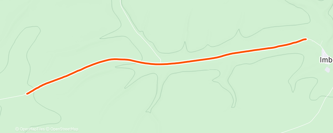 Map of the activity, Cold but satisfying 🙌