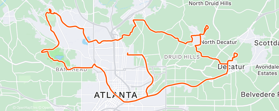 Map of the activity, Tasty Tuesday Night Fun