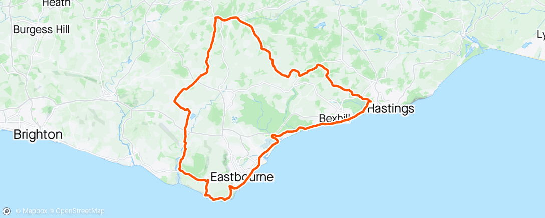 Карта физической активности (As far as Heathfield)