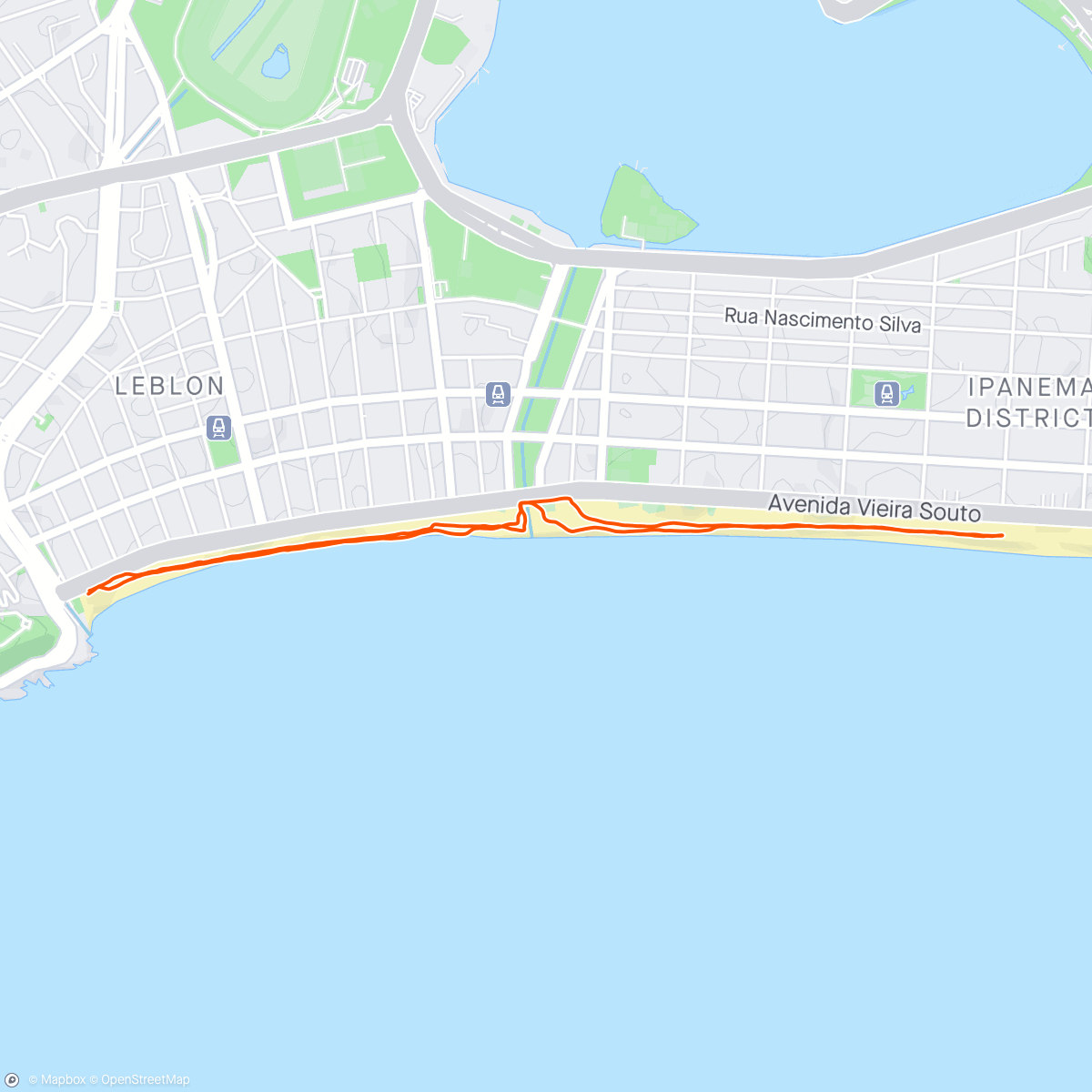 Mapa de la actividad, Areia é fofa, mas mole…nem chega a ser 😅