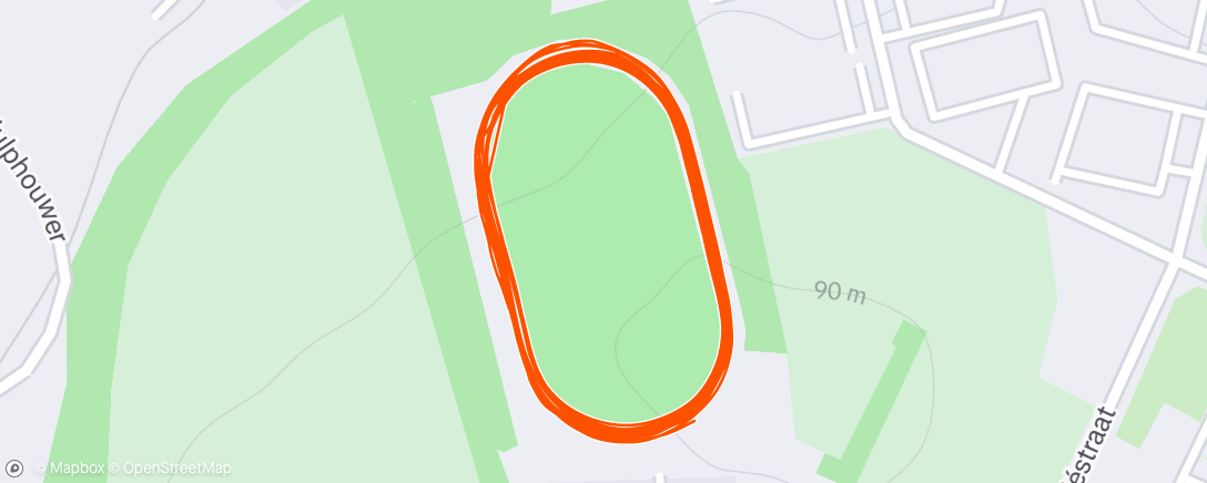 Map of the activity, Ochtendloop