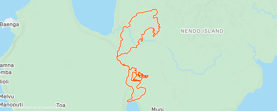 Map of the activity, Zwift - Sweet Spot 15 min on Chasing the Sun in Makuri Islands