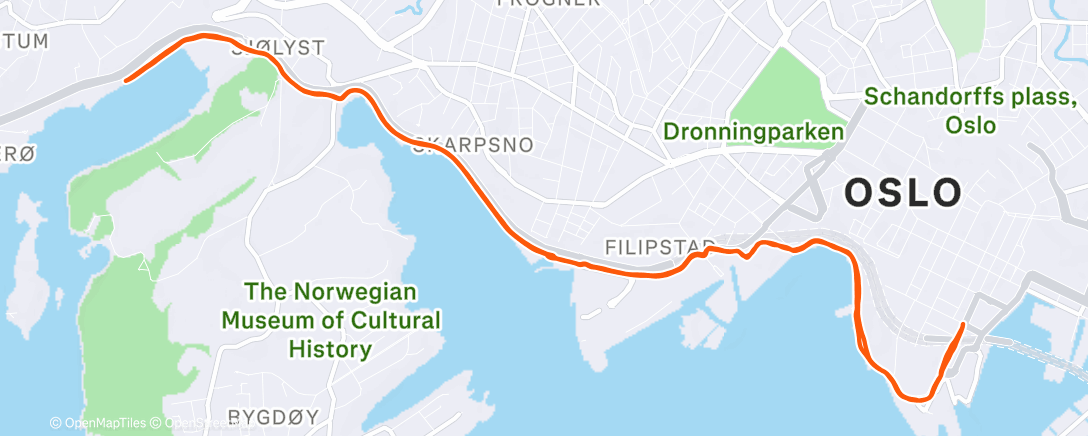 Map of the activity, BSK Intervals 💙 💛