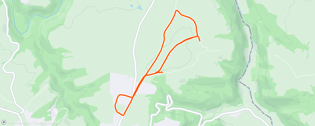 Map of the activity, Course à pied le matin avec ma louloute