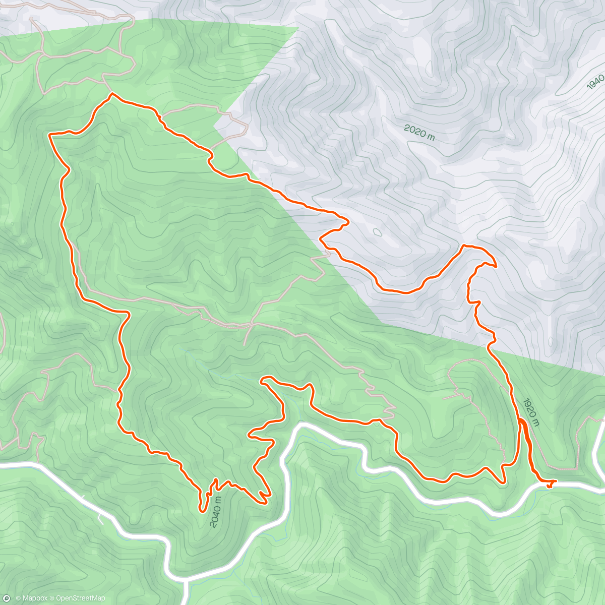 Map of the activity, Lefthand Canyon is great!!