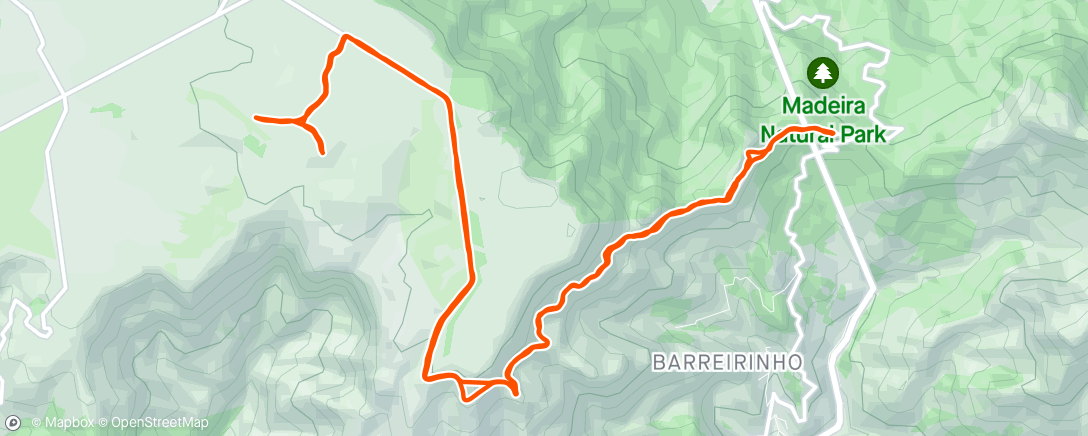 Map of the activity, Last workout before MIUT Madeira! 4 x 10 mod at 1500m/5000ft+