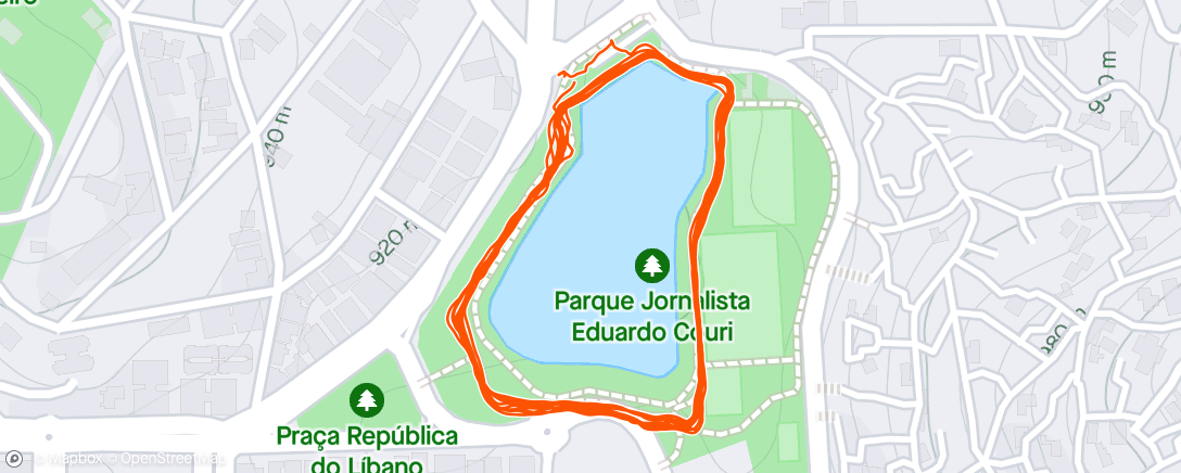 Mapa da atividade, Caminhada na hora do almoço