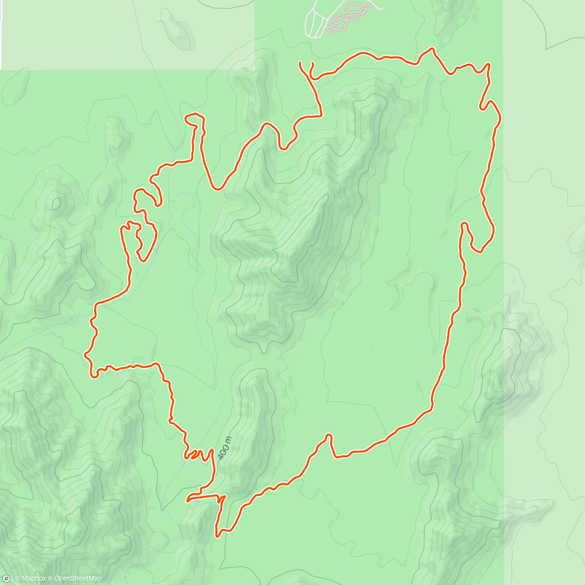 Map of the activity, Lighting up the desert, one pedal stroke at a time.