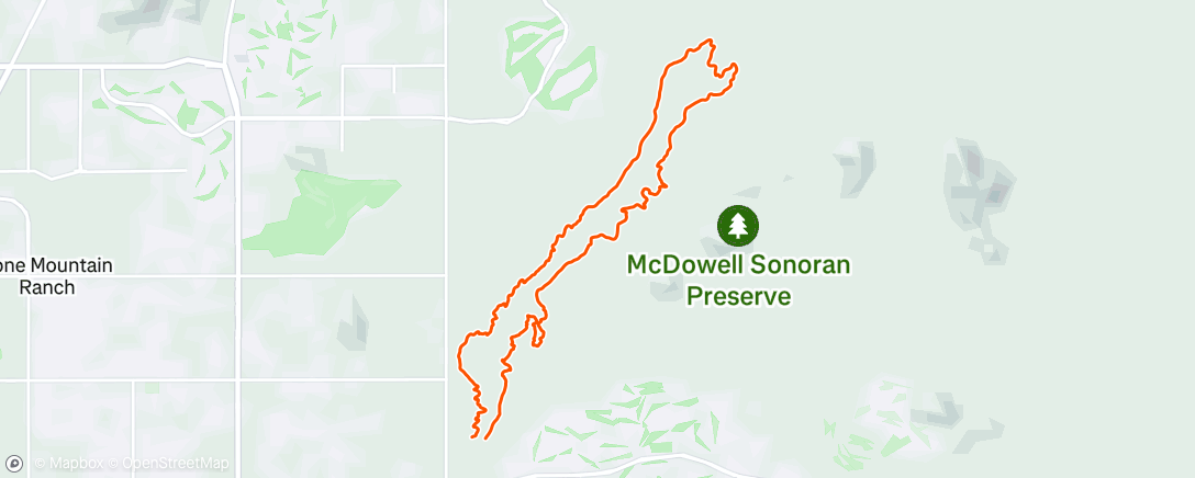 Map of the activity, Pima Dynamite