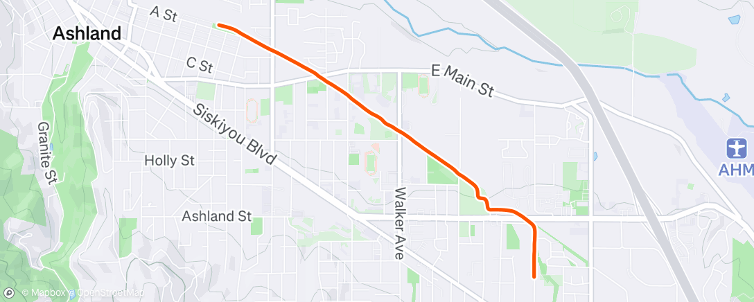 Map of the activity, Lunch Ride
