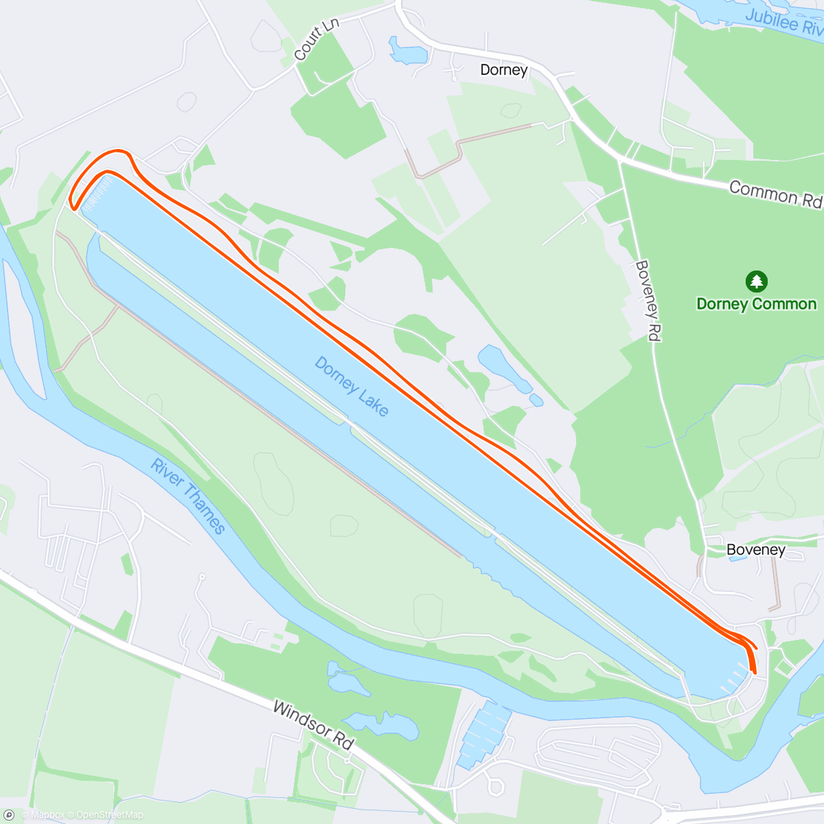 Karte der Aktivität „Dorney Lake Triathlon- Run”