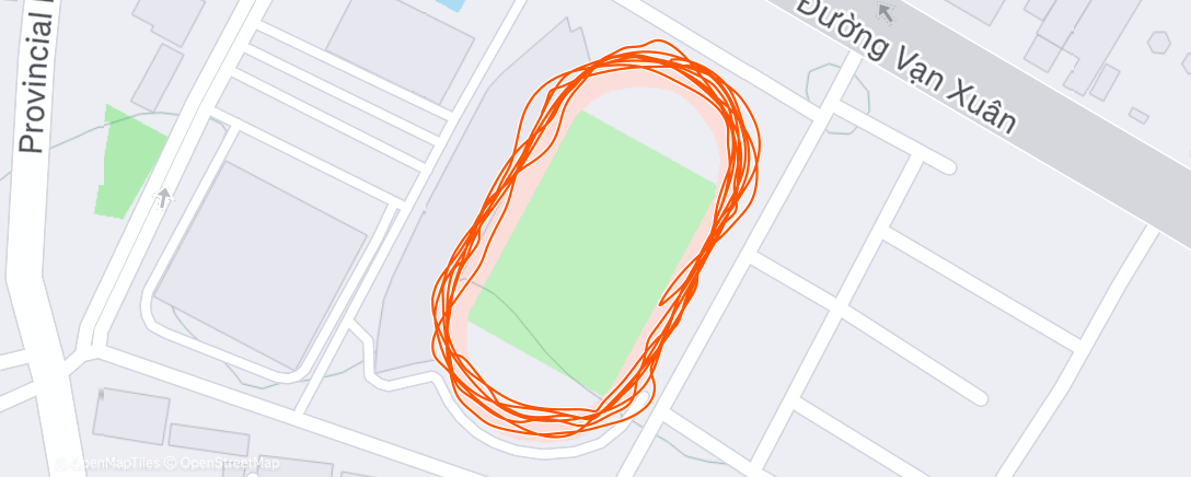 Карта физической активности (Evening Run)