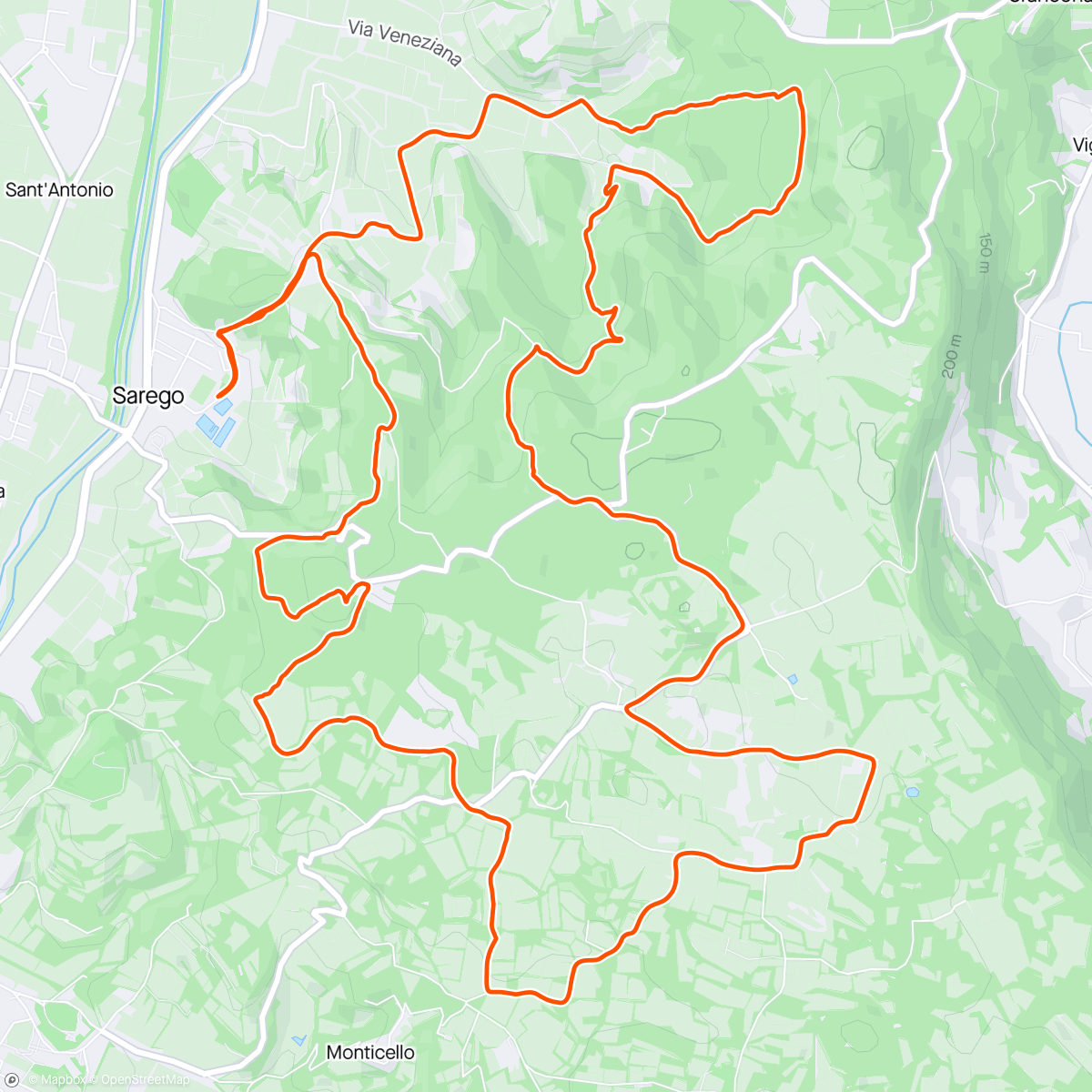 Map of the activity, La Seraticense