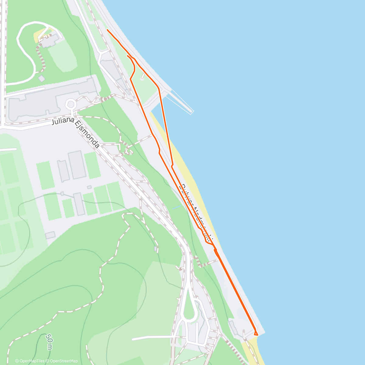 Map of the activity, 🚶  Morning Walk - 🌍 Gdynia