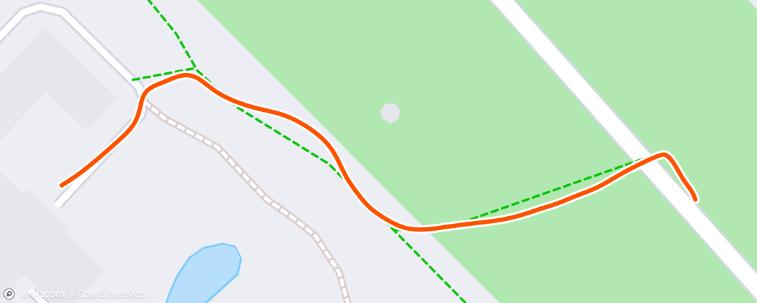 Map of the activity, Morning Walk