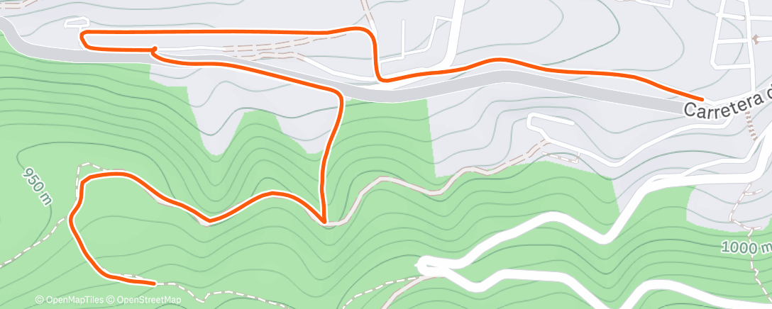 Map of the activity, Bicicleta eléctrica matutina