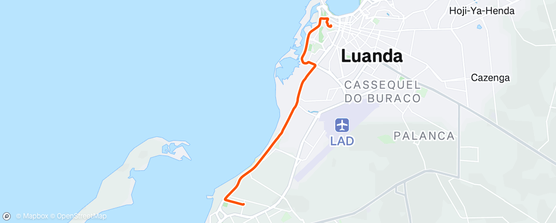 Map of the activity, Morning Ride