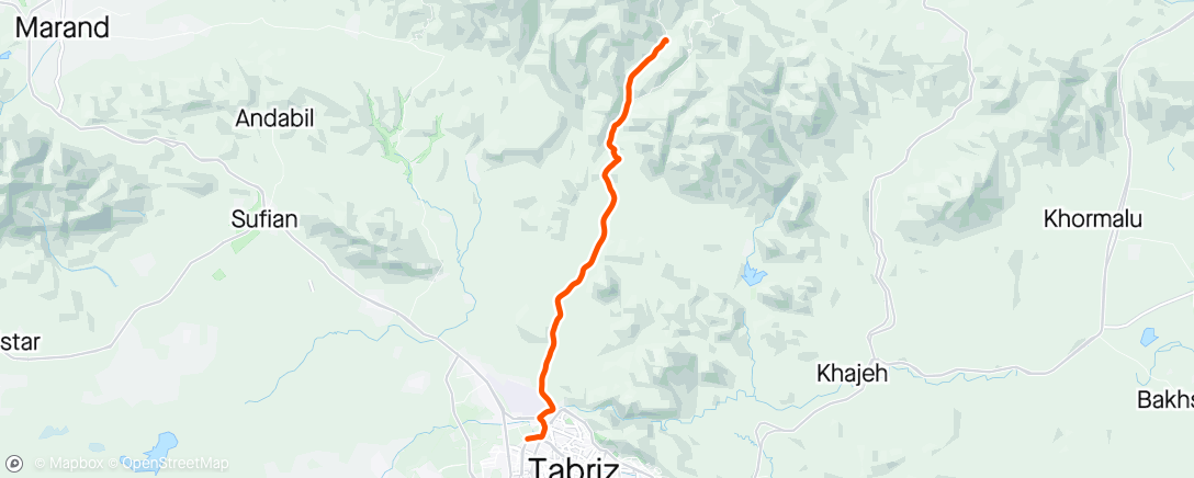Mapa da atividade, ☀️ Gumana, iSpiran, Tabriz