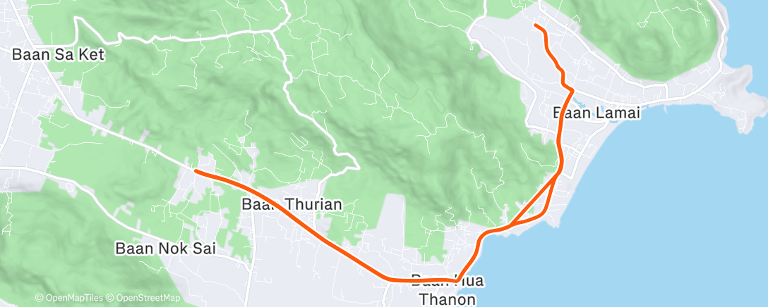 Map of the activity, Morning Ride