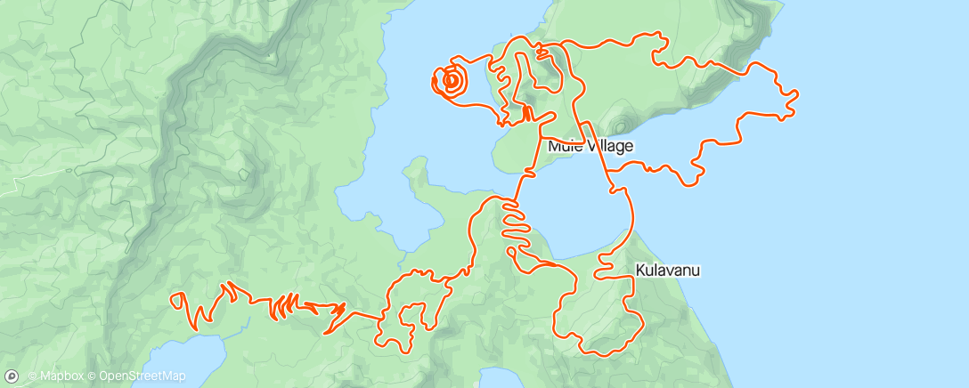 Map of the activity, The Uber Pretzel In Watopia